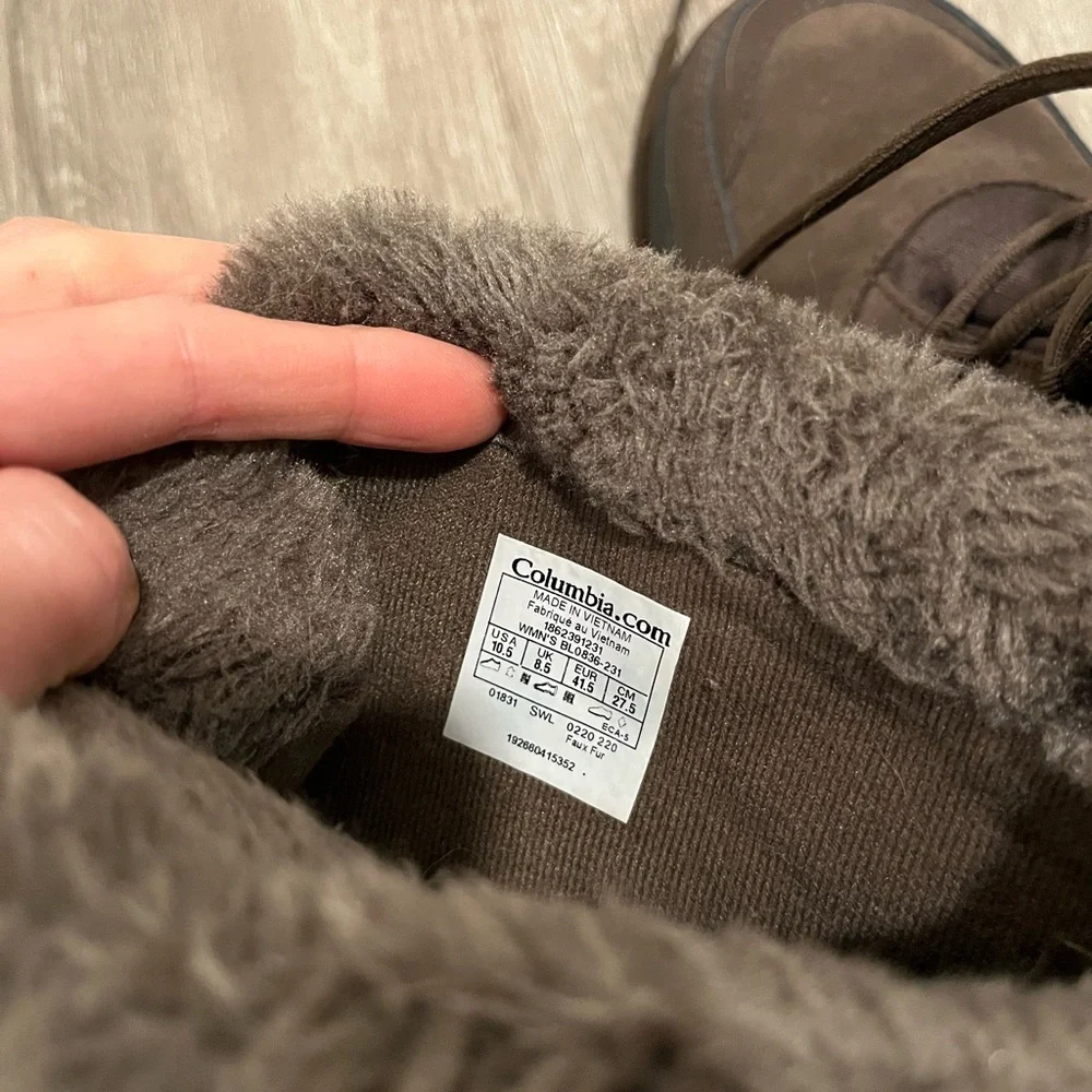 Columbia Ice Maiden Brown Winter Boots - Picture 5 of 5